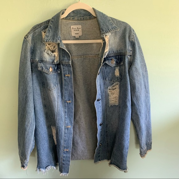Urban Outfitters Jackets & Blazers - Love Tree Oversized Denim Jacket